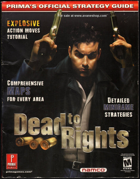 Dead to Rights Guide XBOX PS2 Gamecube Strategy Guide