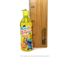 Disney Stitch! Juice Bottle Pen Charm Japanese Import Keychain