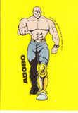 Vintage 1989 Nintendo NES Double Dragon Sticker Card Abobo