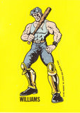 Vintage 1989 Nintendo NES Double Dragon Sticker Card Williams