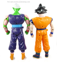 Vintage Dragon Ball Z Goku and Piccolo Figure Walkie Talkie Set Working DBZ 1999
