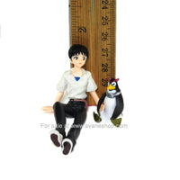 Neon Genesis Evangelion Shinji and Pen Pen Figure HGIF Bandai Gashapon