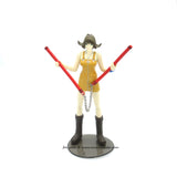 Final Fantasy VIII 8 Selphie Extra Soldier Figure with Stand and Nunchaku 1999