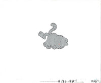 Rare Garfield and Friends Cartoon Animation Cel Nermal the Kitten Rolling N44 80s 90s