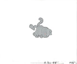 Rare Garfield and Friends Cartoon Animation Cel Nermal the Kitten Rolling N44 80s 90s