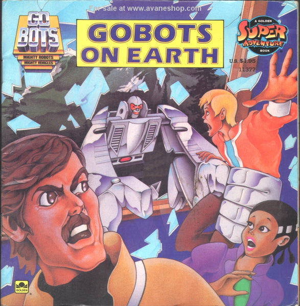 Vintage 80s Toy GoBots on Earth Super Adventure Book Illustrated by Steve Ditko