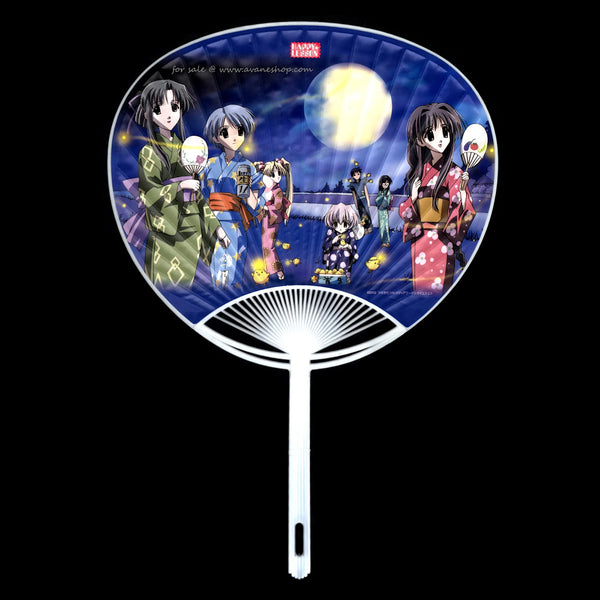 Happy Lesson Happy Anime World OAV Omake Japanese Hand Fan Promo