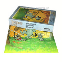 Huckleberry Hound Tightrope 70pc Jigsaw Puzzle Warren 1974