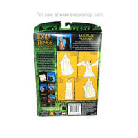 Lord Of The Rings Saruman Action Figure NIB Fellowship Of the Ring Toybiz LOTR