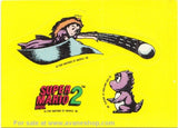 Vintage 1989 Nintendo Mario Super Mario Bros 2 Peach and Birdo Sticker Card Mario 2