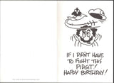 Mario Brothers Vintage Birthday Card with Envelope 80s Pidgit