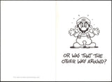 Mario Brothers Vintage Friendship Love Card with Envelope 80s Swim the Tallest Vine