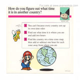 Mario Quiz Cards Single Card Time Zones 90s Vintage Nintendo