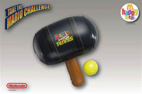 Super Mario Brothers  Inflatable Hammer Toy Mario Challenge Mario Power Tennis New and Sealed Nintendo