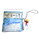 Japanese One Piece Charm Round1 x One Piece Luffy Figure Bowling Pin Strap