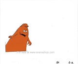 Pac Man Cartoon Cel Ghost Clyde Looming Vintage 80s Animation Cel