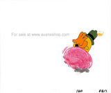 Vintage 80s Pac Man Cartoon Cel Hand Painted Animation Cel Set of 4 Ep 8 Cels
