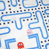 Vintage Pac-Man Single Twin Sheet Fabric Crafting 1980 Pac Man D
