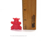 Pokemon Kangaskhan Figure Pencil Topper Japanese Red Keshi Eraser Toy