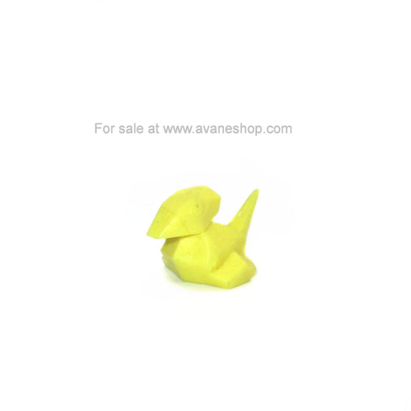 Pokemon Porygon Figure Pencil Topper Japanese Yellow Keshi Eraser Toy