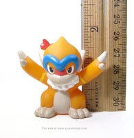 Official Nintendo Pokemon Kids Monferno Figure Toy Bandai Finger Puppet