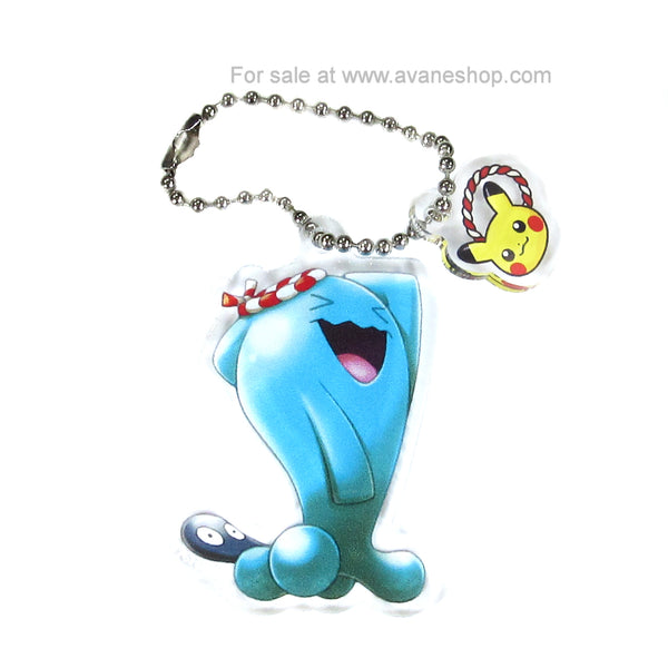 Pokemon Center Pika Festival Wobbuffet Pikachu Acrylic Keychain Charm