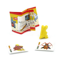 Pokemon Totodile Yellow Keshi Figure with Paperwork and Stickers Diamond Pearl