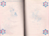 Sailor Moon Blue Furoku Stationery Notebook Nakayosi Vintage 1994 Inner Senshi Chibimoon Fading