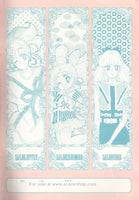 Sailor Moon Blue Furoku Stationery Notebook Nakayosi Vintage 1994 Inner Senshi Chibimoon Fading