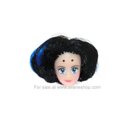 Sailor Moon Doll Old 6 inch Sailor Mercury Doll Head ONLY Blue Black Hair 90s