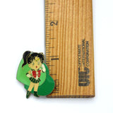 Vintage Sailor Moon Enamel Pin Sailor Jupiter Double Heart Kanebo Official Japan
