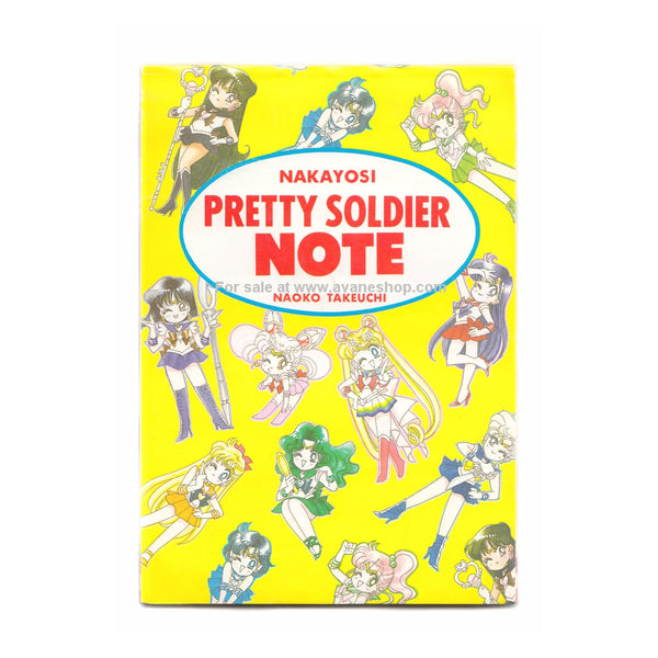 Sailor Moon Furoku Pretty Soldier Note Yellow Note Pad Nakayoshi Inners Outers Notebook