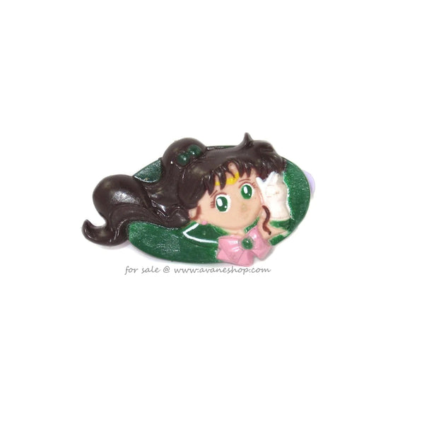 Sailor Moon Sailor Jupiter Hair Barrette Clip 90s Anime Gashapon Sealed