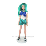 Sailor Moon Doll 11.5 inch Noseless Sailor Neptune Doll Loose 90s Irwin Rare