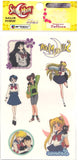 Sailor Moon Temporary Tattoo Sheet New and Sealed Style E Inners Rei Luna Artemis