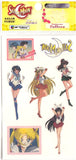 Sailor Moon Temporary Tattoo Sheet New and Sealed Style C Inners Crescent Wand