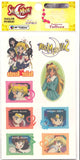 Sailor Moon Temporary Tattoo Sheet New and Sealed Style H Inners Luna