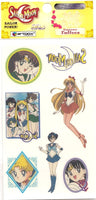 Sailor Moon Temporary Tattoo Sheet New and Sealed Style I Inners Big Venus