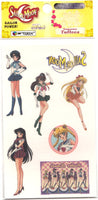 Sailor Moon Temporary Tattoo Sheet New and Sealed Style L Inner Senshi Large images