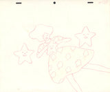 Animation Production Cel Seaworld Commercial Cartoon Girl with Star Fish