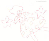 Animation Production Cel Seaworld Commercial Cartoon Girl with Star Fish