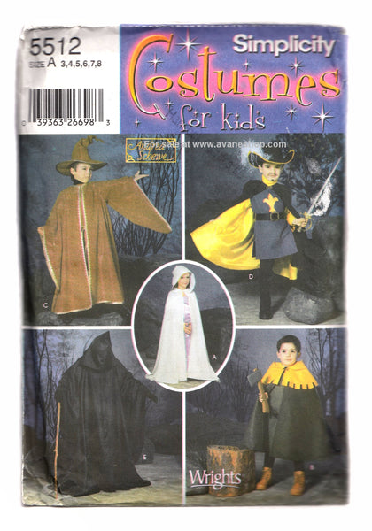 Simplicity 9910 - Wizard, Angel, Scarecrow, Princess, Poodle Skirt