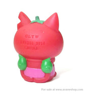 Yokai Watch Jibanyan Strawberry Stawbnyan Figure Japanese Finger Puppet Toy