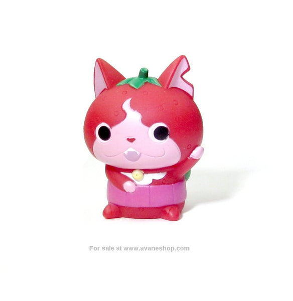 Yokai Watch Jibanyan Strawberry Stawbnyan Figure Japanese Finger Puppet Toy