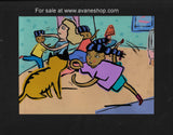 Cartoon Network Big Bag Troubles the Cat Cartoon Animation Cel With Background Group
