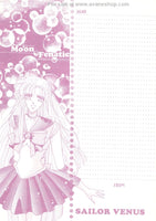 Japanese Doujin Stationery Binsen Sailor Moon Venus, Chibiusa & Moon