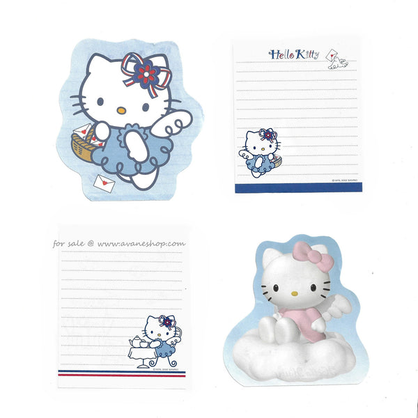 Official Sanrio Angel Hello Kitty Individual Stationery Sheets 4 piece set 00s