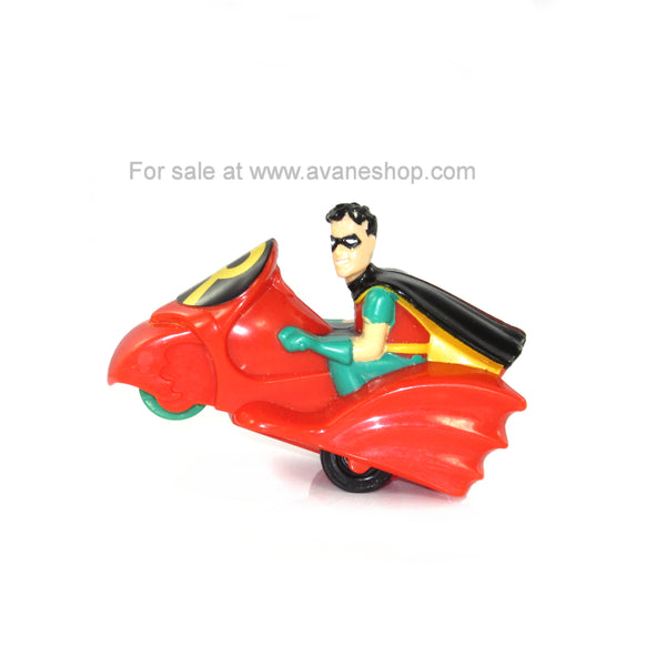 Vintage Batman Robin on Scooter Bike Figure 1993 Cake Topper