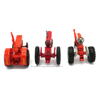 Vintage Ertl Diecast Red Tractor Set 1/43 Special Collectors Edition 1986 National Farm Toy Show