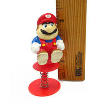 Vintage Nintendo Super Mario Brothers Figure on Spring 1989 Applause PVC